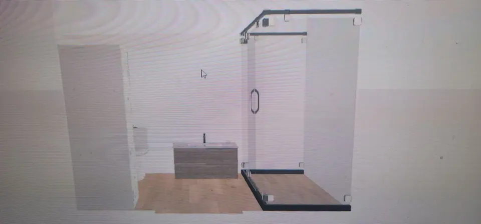 Bathroom renovations, photo 10 of 11 (design render)