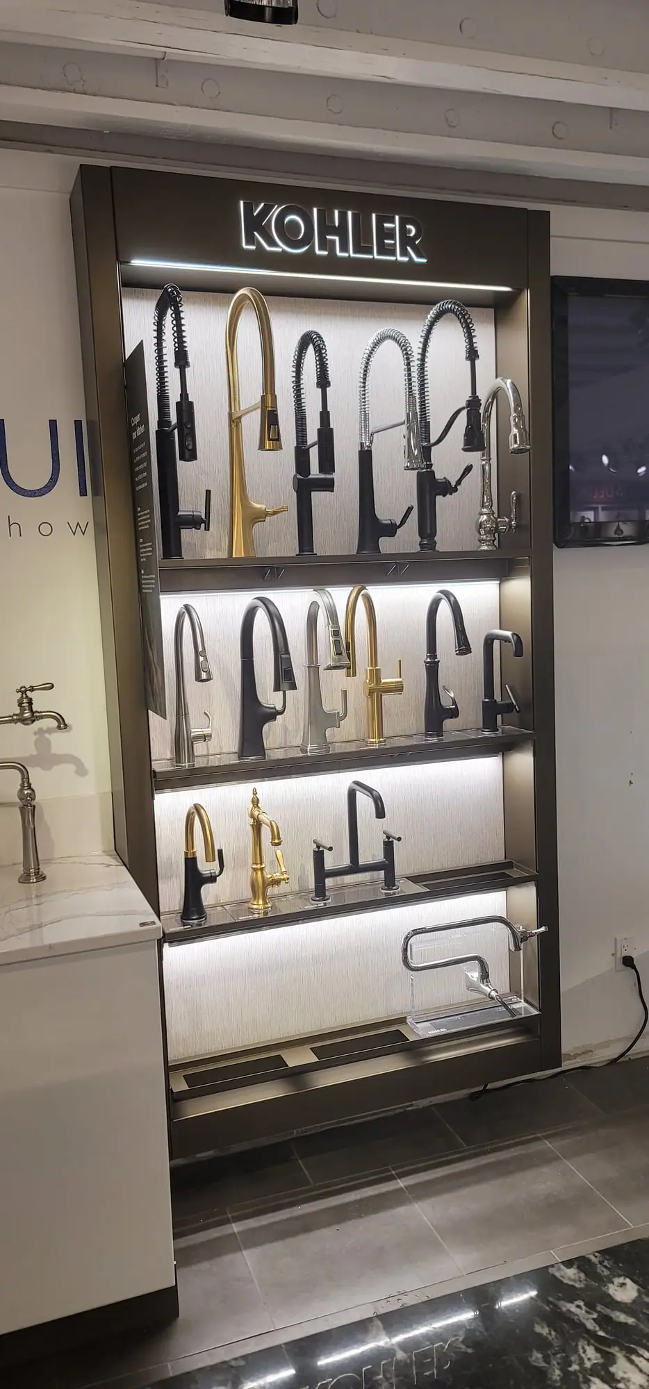 Plumbing showroom build-out, photo 17 of 25 (finished)