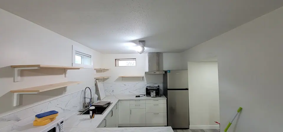Basement suite kitchen, design to build, photo 18 of 18 (in progress)