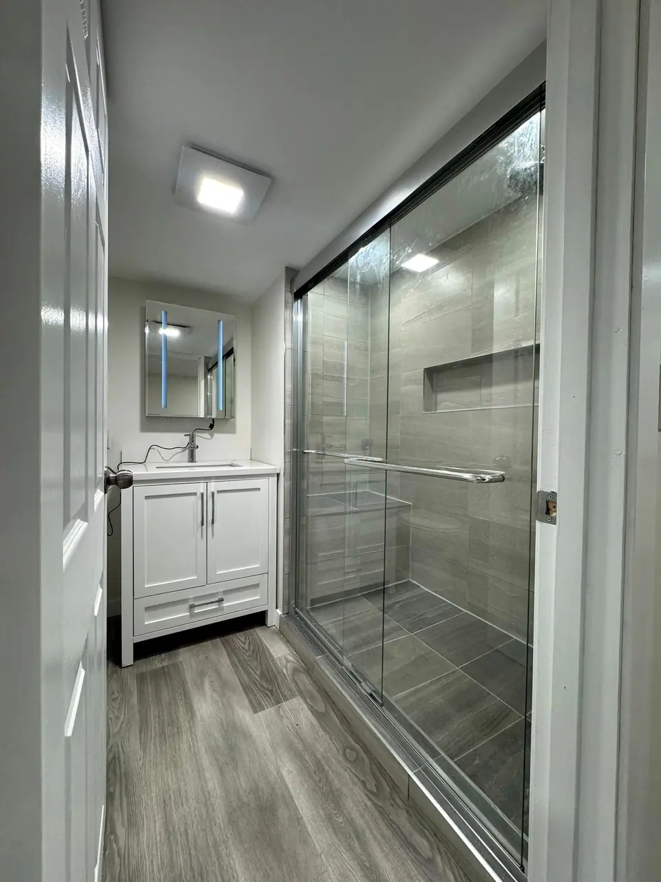 Bathroom renovations: Zenith job-site photo