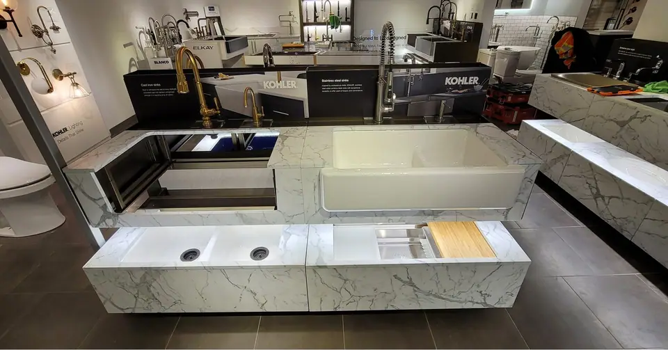 Plumbing showroom build-out, photo 2 of 25