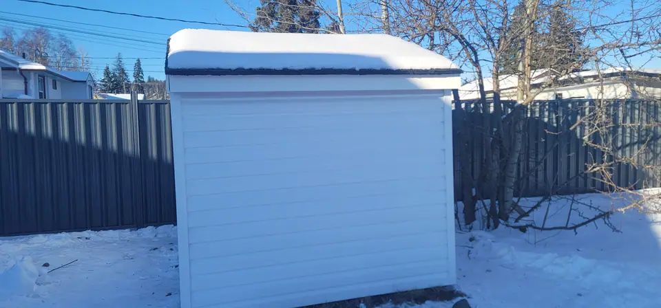 Outbuilding siding, photo 2 of 4 (finished)